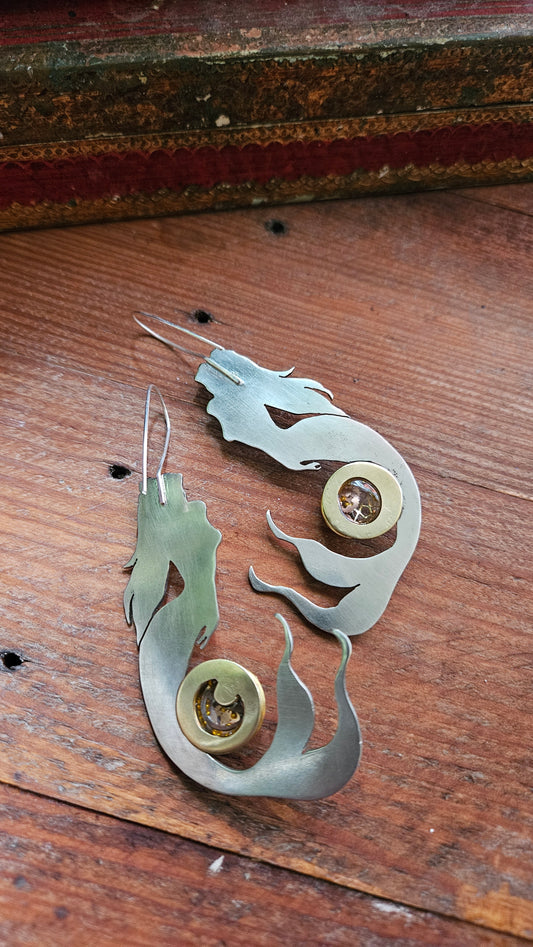 🧜♀️ Mermaid Timekeeper Earrings